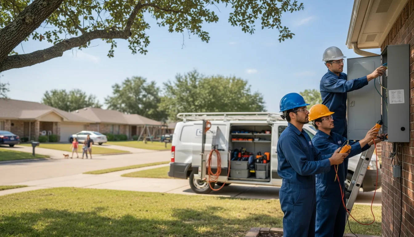 Certified electrician providing emergency electrical services in Palmyra, MO
